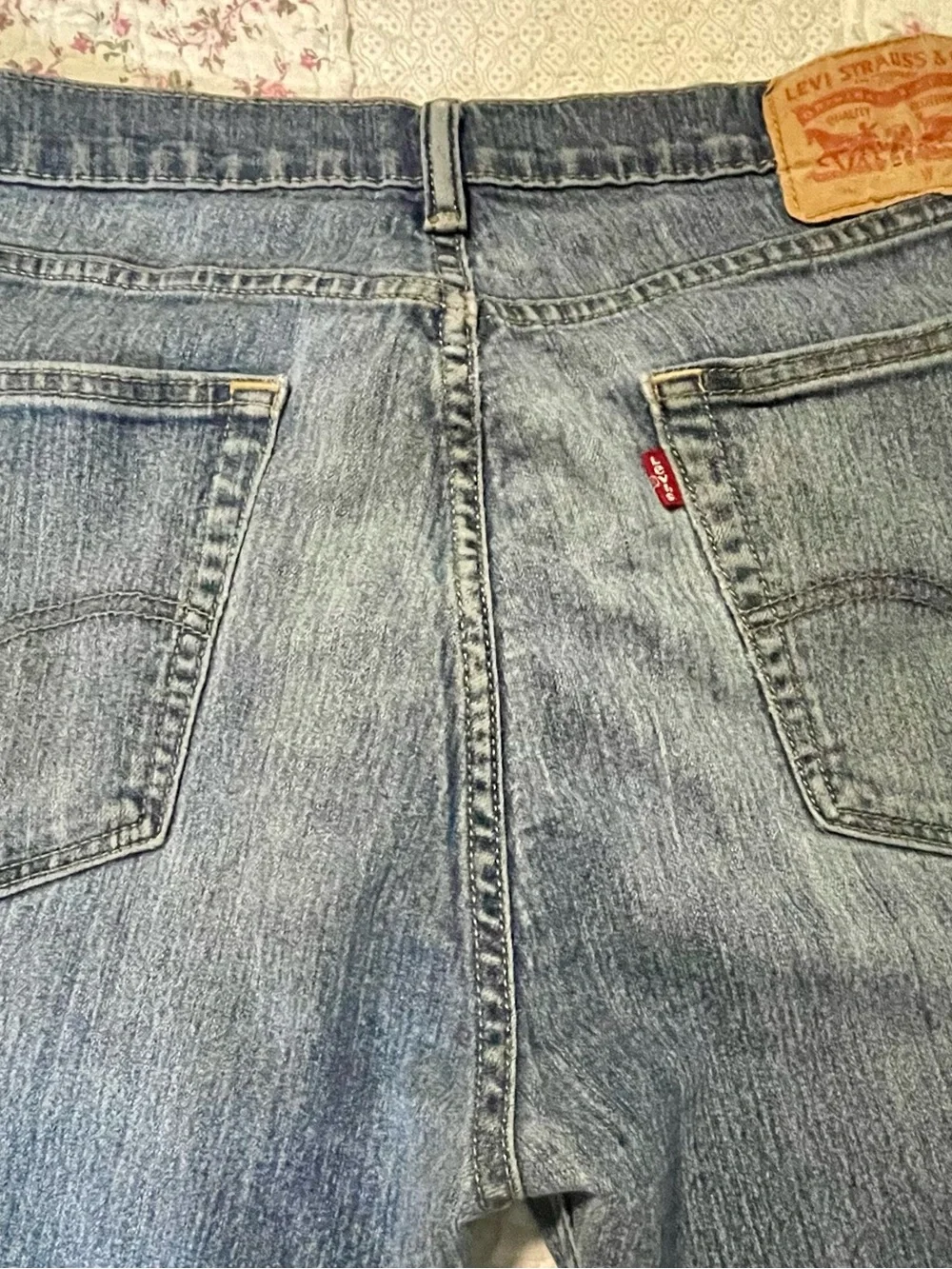 Levi's 505 Regular Fit Jeans Straight Leg Medium Wash Denim 34x28